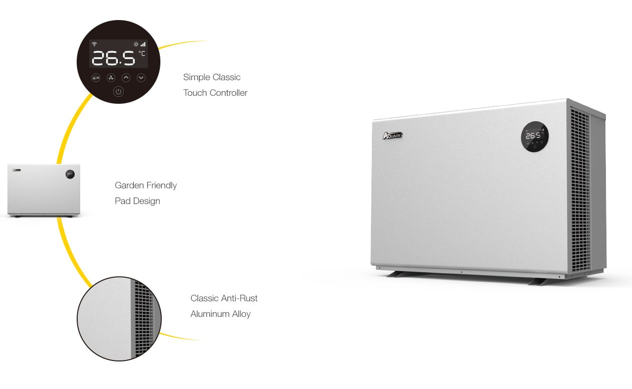 Invergo Mr. Silence MS90 9.0KW Heat Pump (MS90) - Grimsby Hot Tubs
