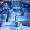 Ocean Blue Hot Tub